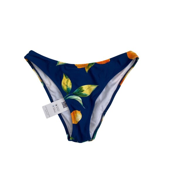 Cupshe White & Blue Lemon Print Bikini Set - Picture 3 of 8